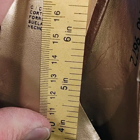 Grupo Vimoda Brown High Heels with Leopard Print Flowers, Size 6.5, Used - Picture 9 of 9